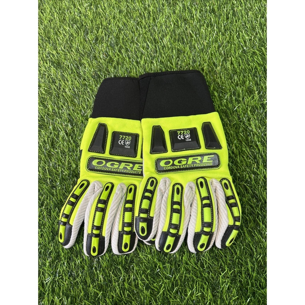 Cordova OGRE‎ 7720 Impact Work Gloves Size Large Hi-Vis Safety New